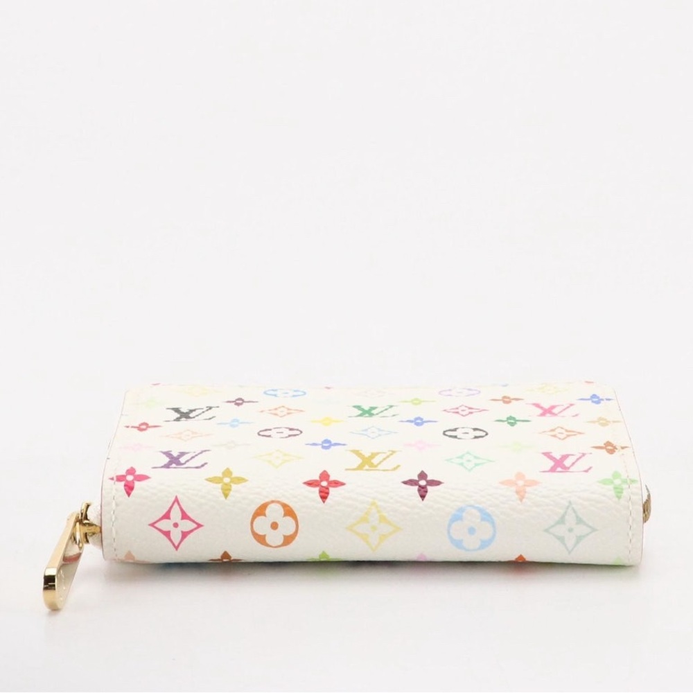 Louis Vuitton Multicolore Murakami Zip Coin Wallet in White Monogram Canvas - Picture 4 of 11